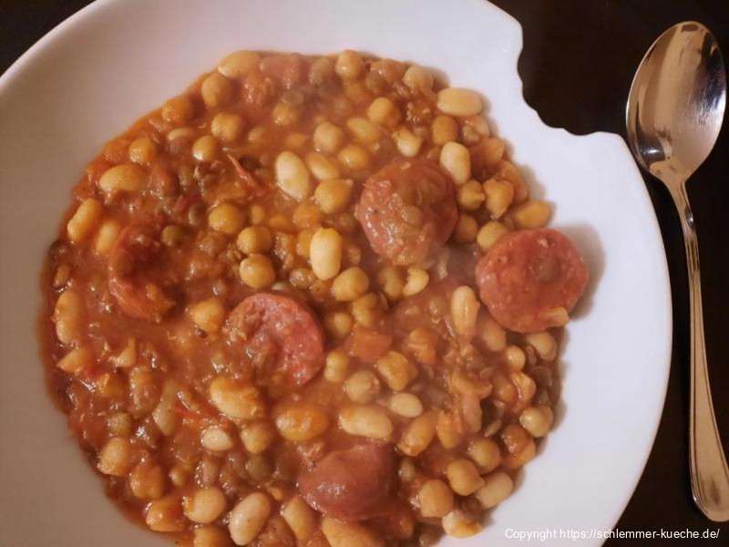 Kanarischer Wursteintopf (Rancho Canario)