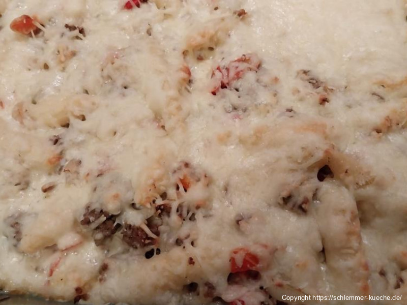 Schupfnudel-Sauerkraut-Auflauf