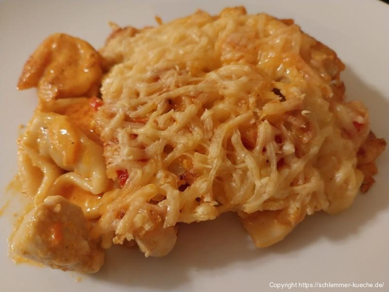 Tortellini-Auflauf mit Hähnchen