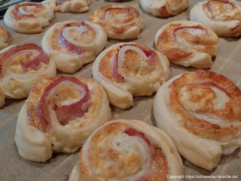 Schinken-Käse-Schnecken