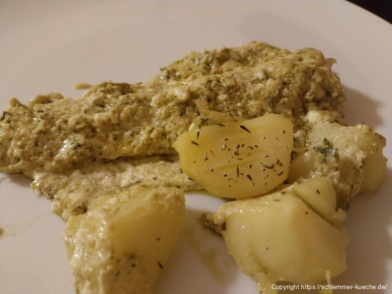 Pestofisch aus dem Backofen