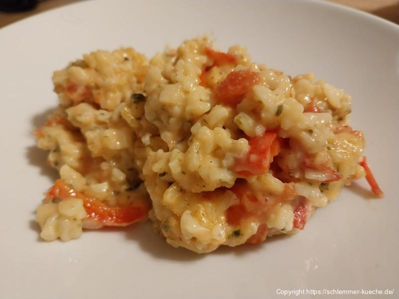 Paprika-Tomaten-Risotto