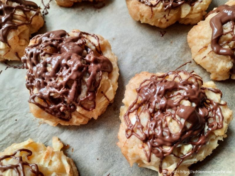 Quarkbällchen mit Apfel