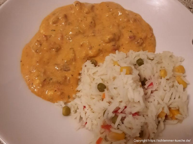 Schweinegeschnetzeltes in Senfsauce