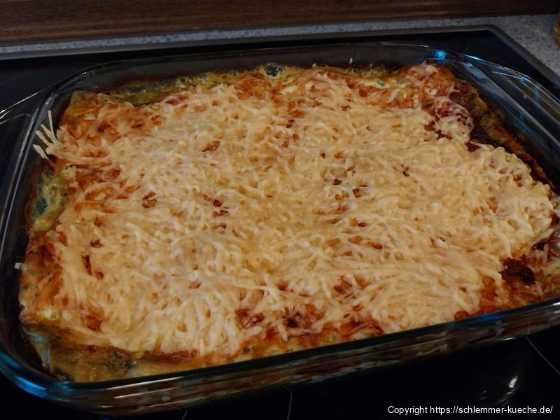 Lachs - Spinat - Lasagne