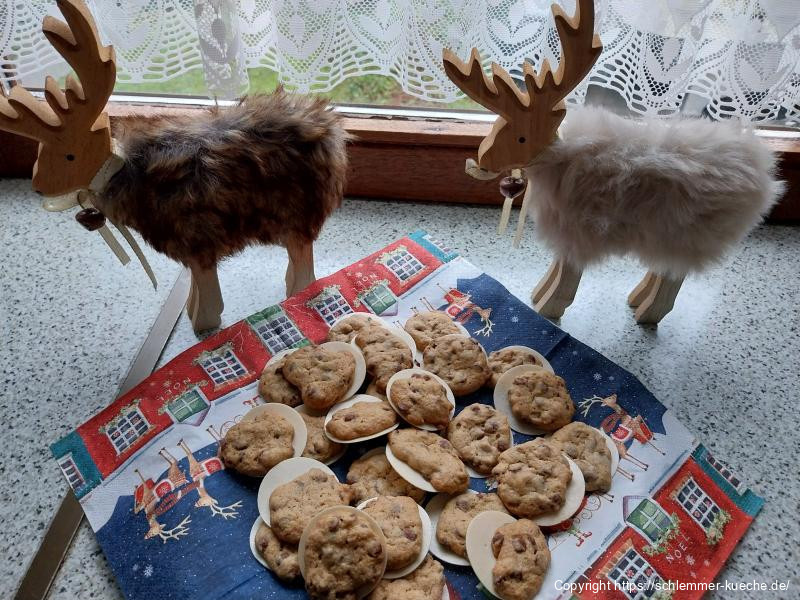 Spekulatius Schoko Plätzchen