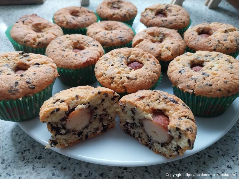 Muffins mit Marzipankartoffel