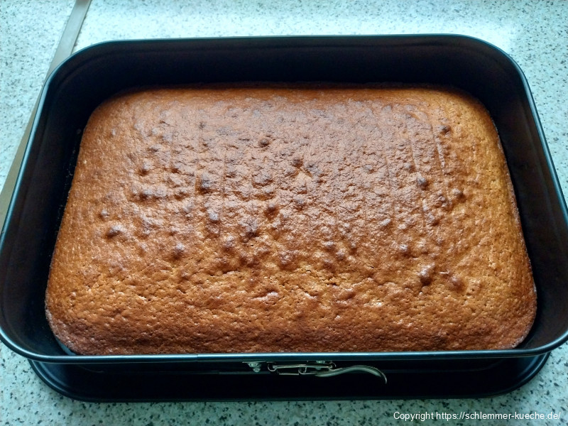 Einfacher und schneller Lebkuchenkuchen